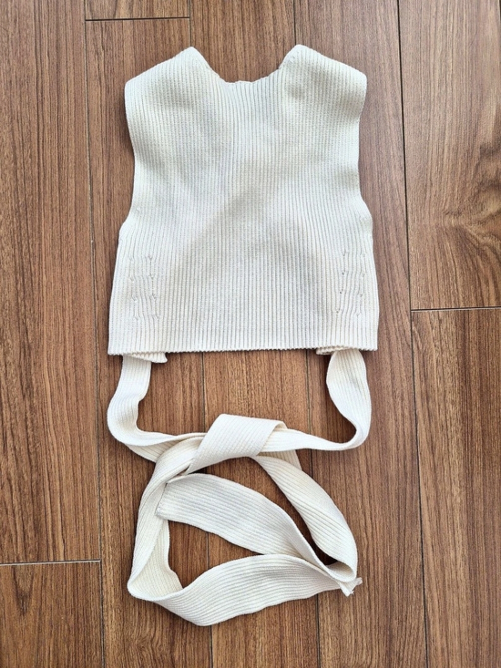 ASTR The Label Knit Tie Back Top